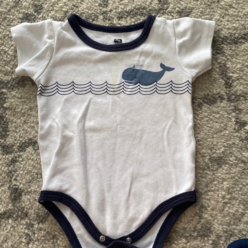 Whale onesie